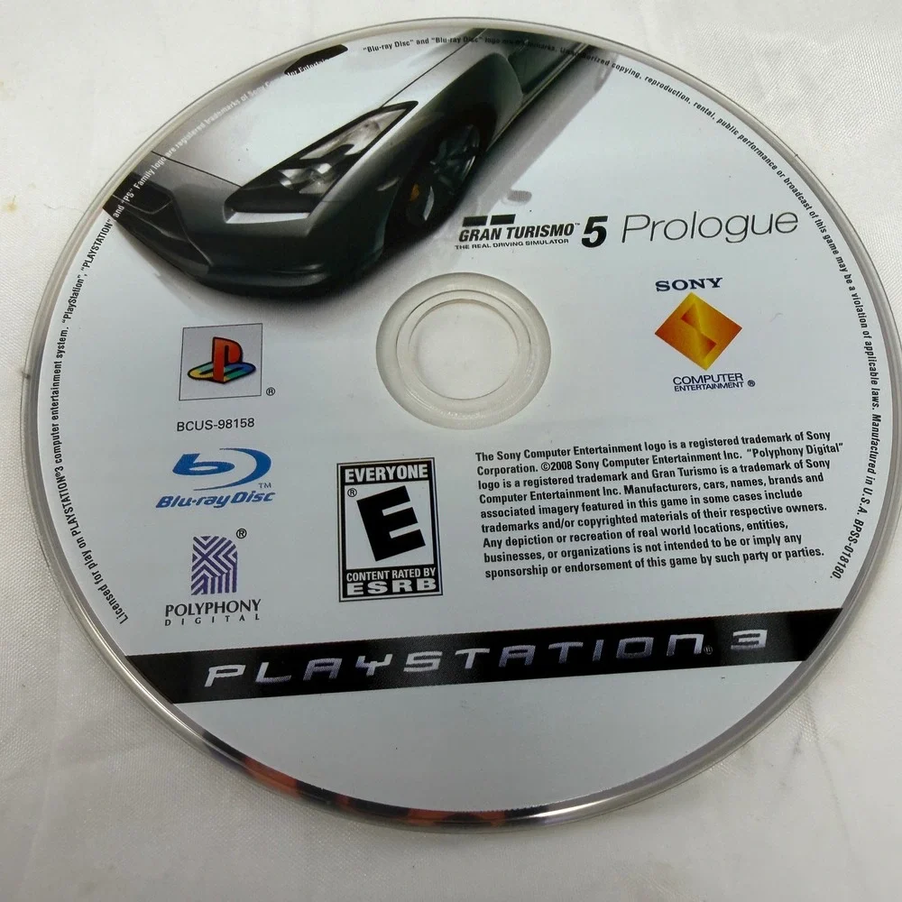 Sony PlayStation 3 Gran Turismo 5 Prologue PS3 Racing Game Disc BCUS-98158